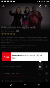 Onboarding new features - example netflix